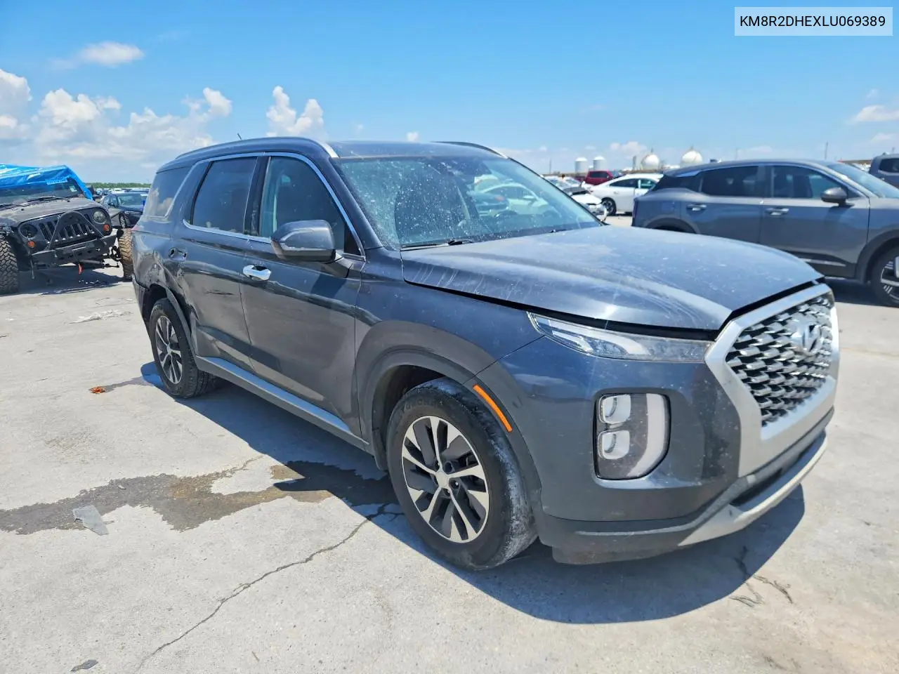 2020 Hyundai Palisade Sel VIN: KM8R2DHEXLU069389 Lot: 56810156
