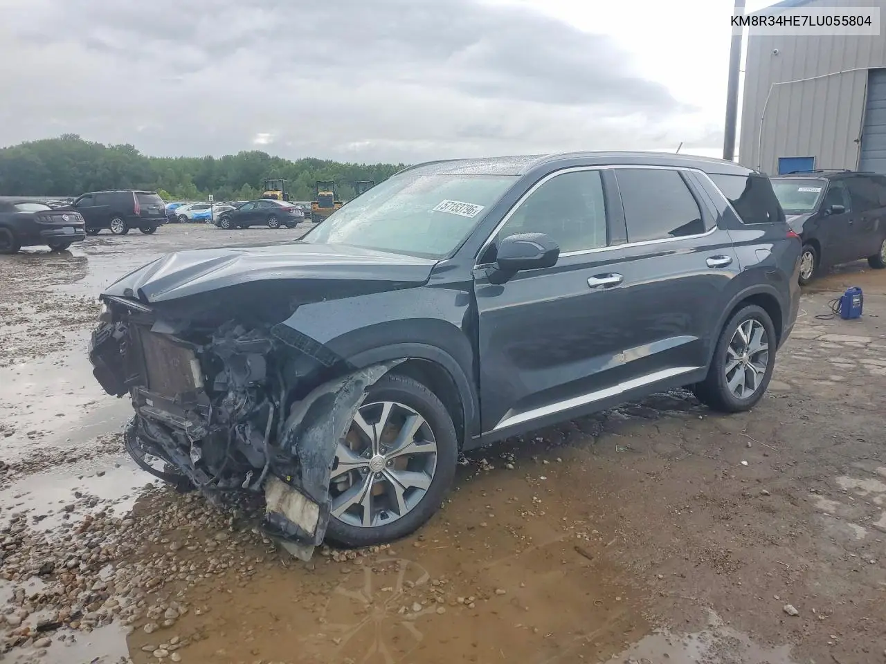 2020 Hyundai Palisade Sel VIN: KM8R34HE7LU055804 Lot: 57153796