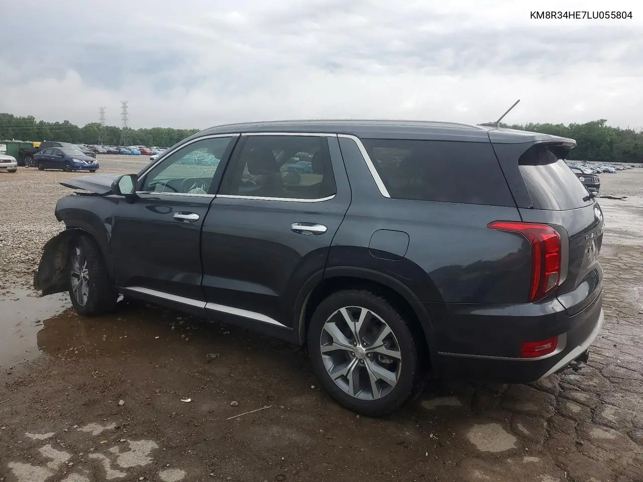 2020 Hyundai Palisade Sel VIN: KM8R34HE7LU055804 Lot: 57153796