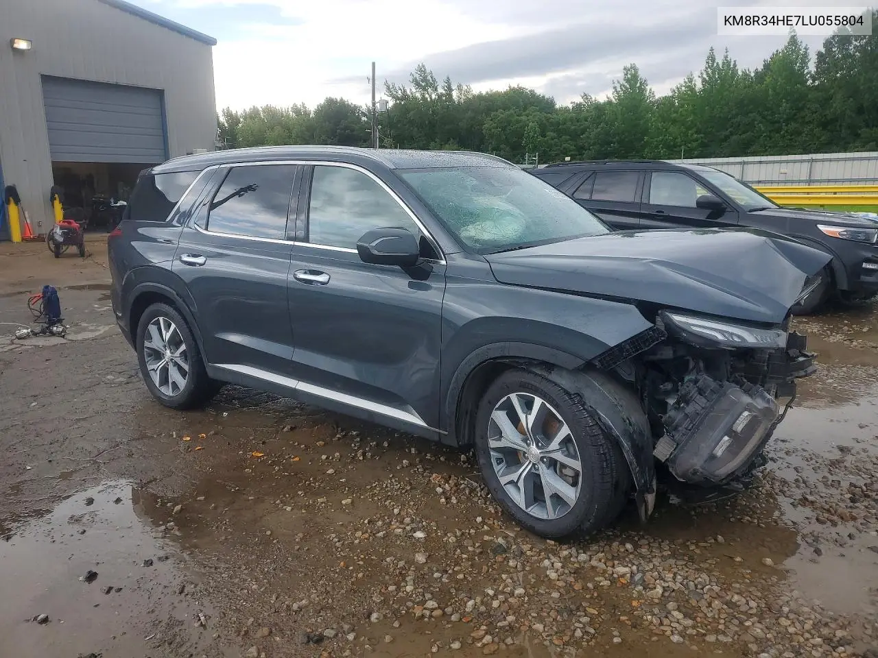 2020 Hyundai Palisade Sel VIN: KM8R34HE7LU055804 Lot: 57153796