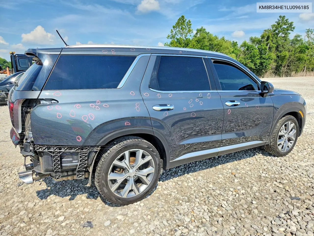 2020 Hyundai Palisade Sel VIN: KM8R34HE1LU096185 Lot: 57608376