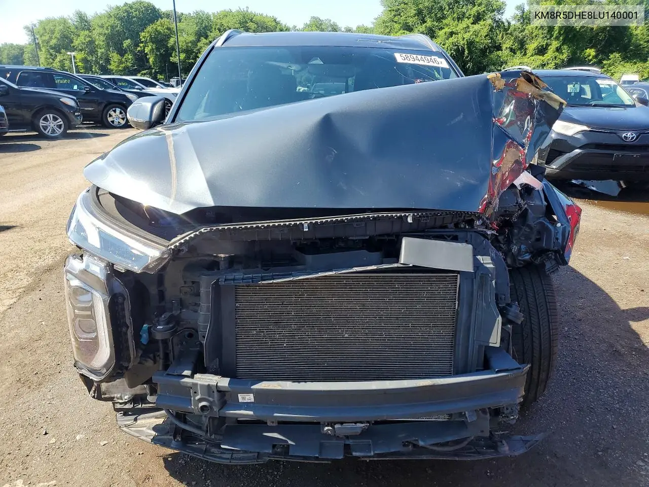 2020 Hyundai Palisade Limited VIN: KM8R5DHE8LU140001 Lot: 58944946