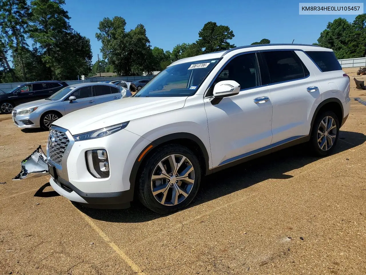 2020 Hyundai Palisade Sel VIN: KM8R34HE0LU105457 Lot: 59613706