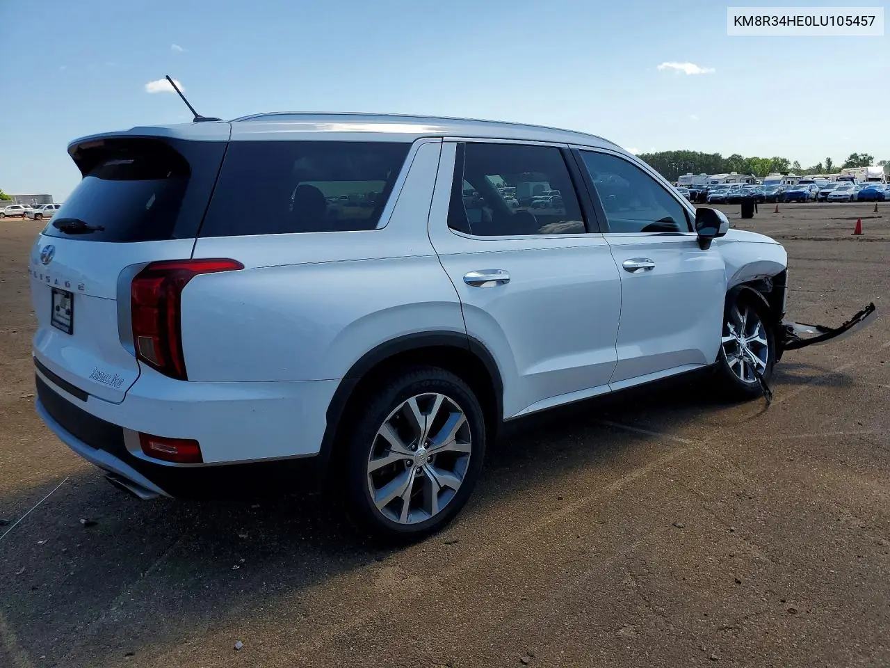 2020 Hyundai Palisade Sel VIN: KM8R34HE0LU105457 Lot: 59613706