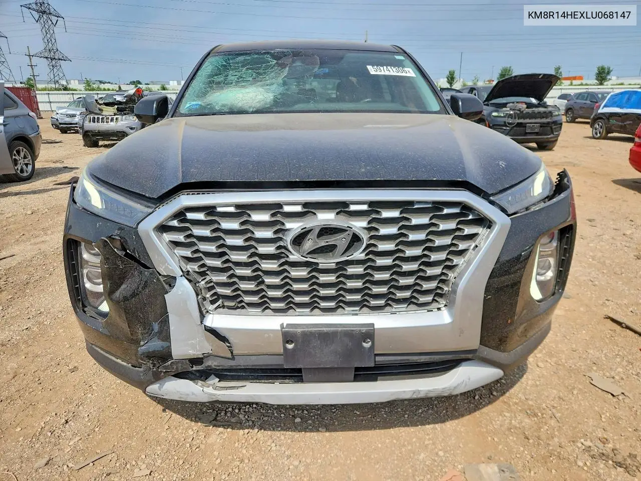 2020 Hyundai Palisade Se VIN: KM8R14HEXLU068147 Lot: 59741306