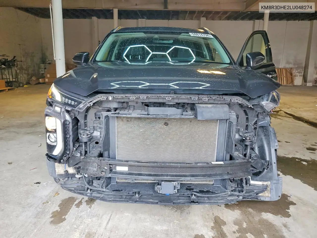 2020 Hyundai Palisade Sel VIN: KM8R3DHE2LU048274 Lot: 59814796