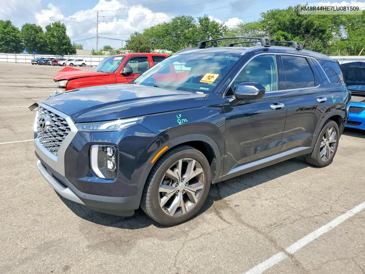 2020 Hyundai Palisade Sel VIN: KM8R44HE7LU081509 Lot: 59962476