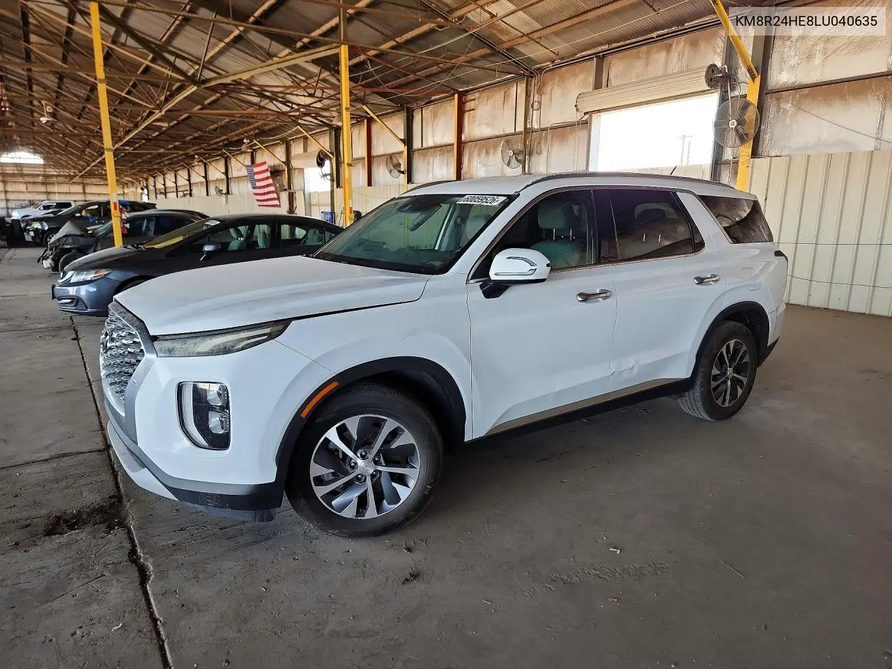 2020 Hyundai Palisade Sel VIN: KM8R24HE8LU040635 Lot: 60059526
