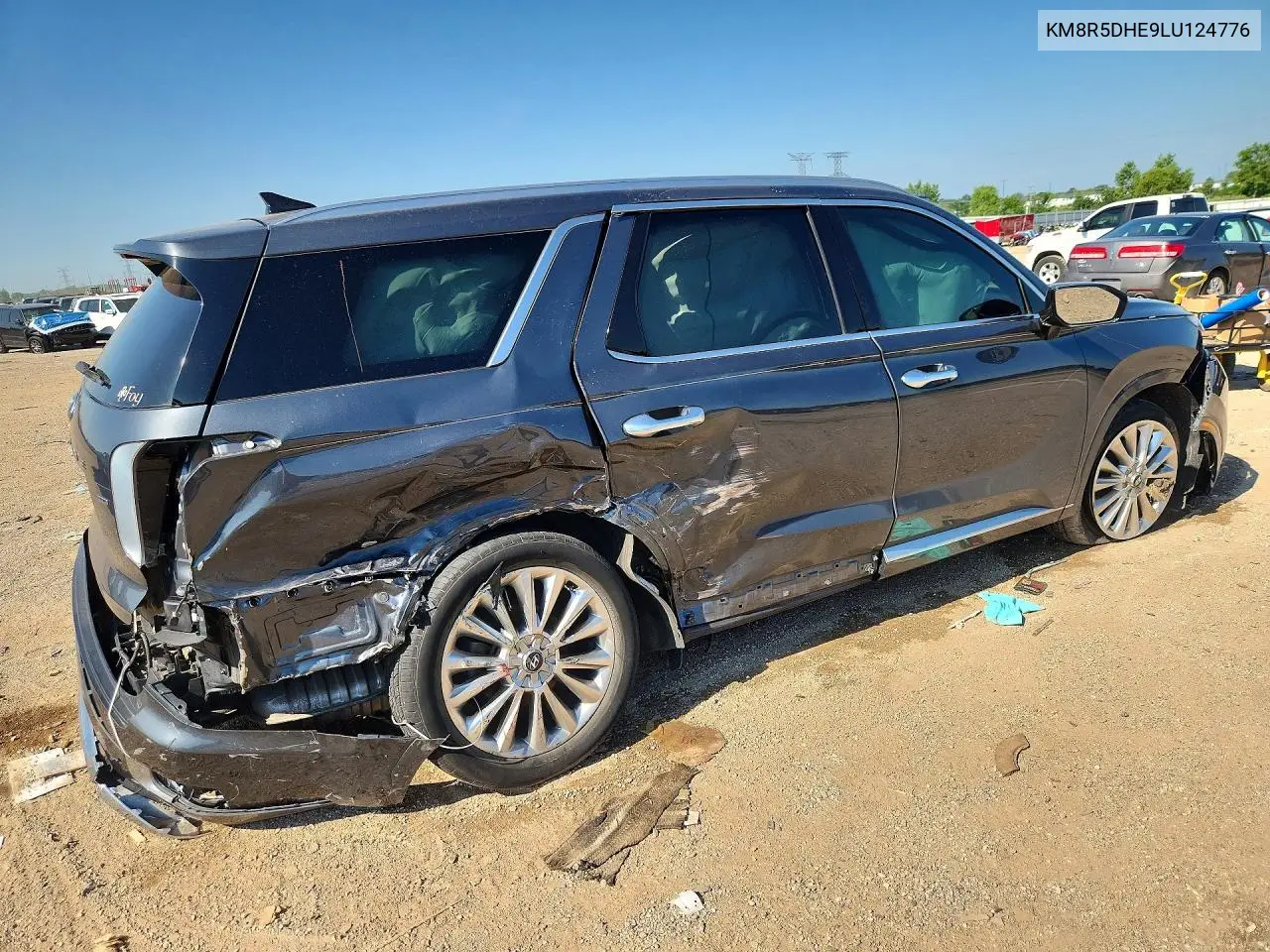 2020 Hyundai Palisade Limited VIN: KM8R5DHE9LU124776 Lot: 60066216