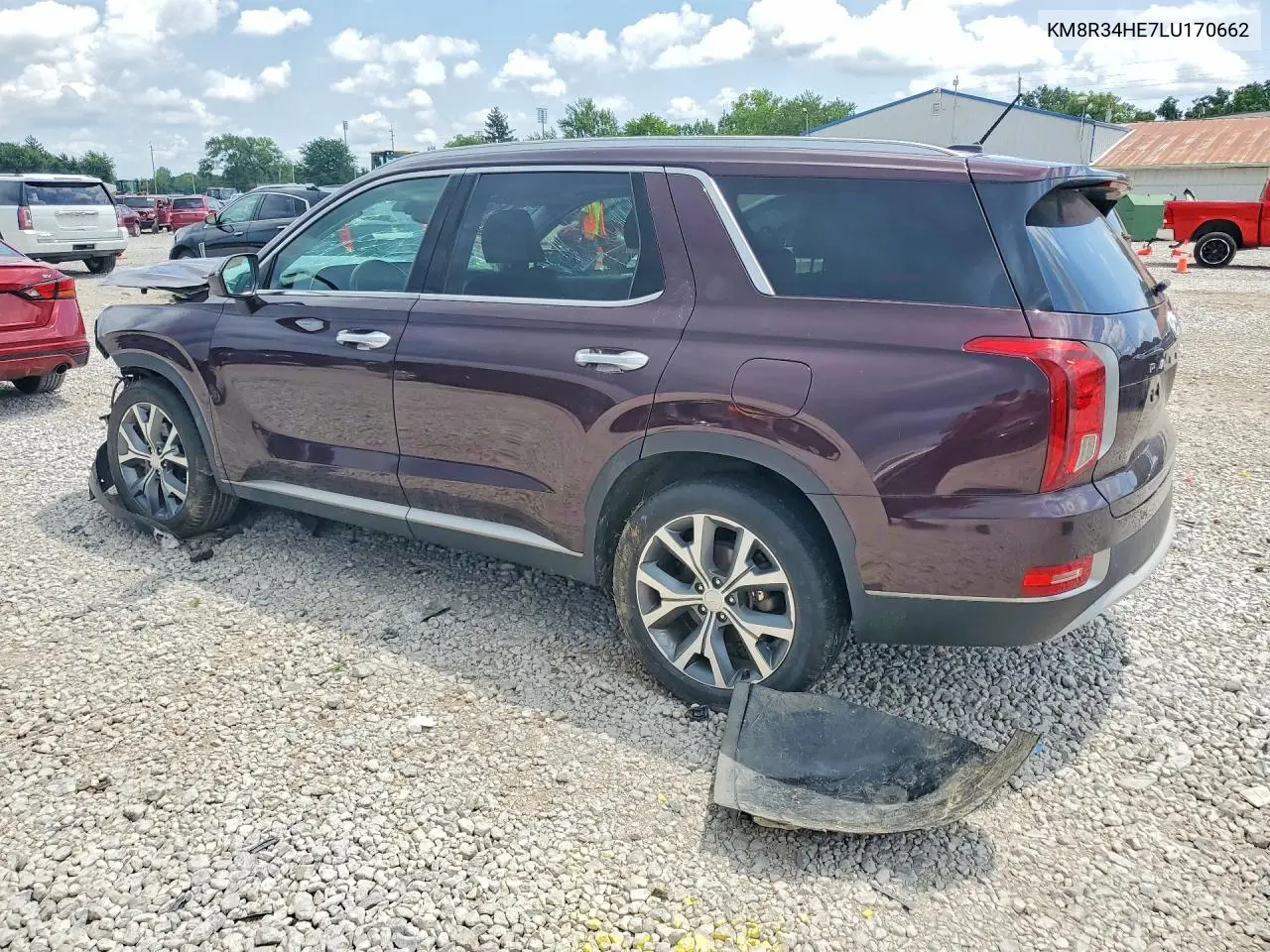 2020 Hyundai Palisade Sel VIN: KM8R34HE7LU170662 Lot: 60172166