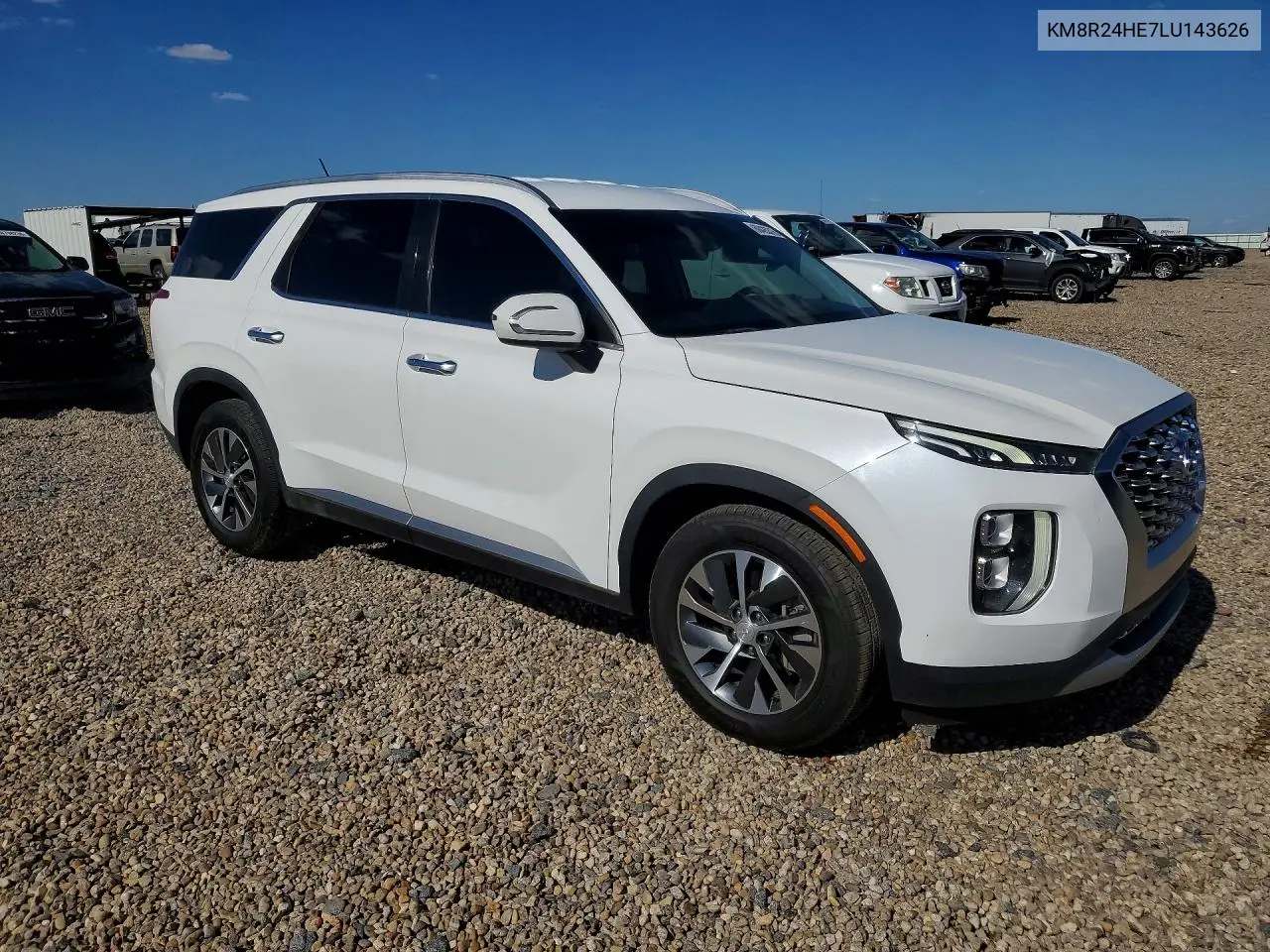 2020 Hyundai Palisade Sel VIN: KM8R24HE7LU143626 Lot: 60426316