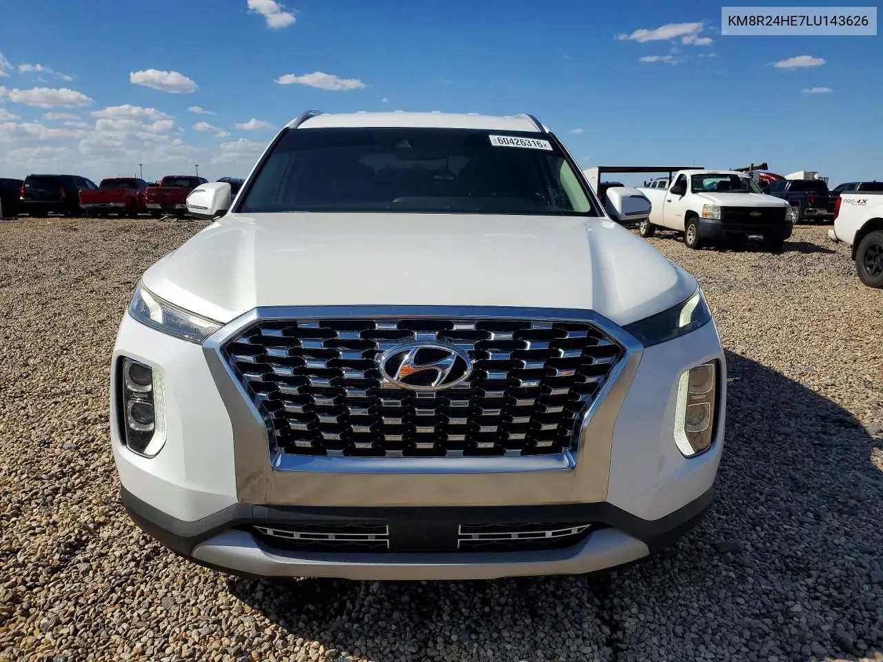 2020 Hyundai Palisade Sel VIN: KM8R24HE7LU143626 Lot: 60426316
