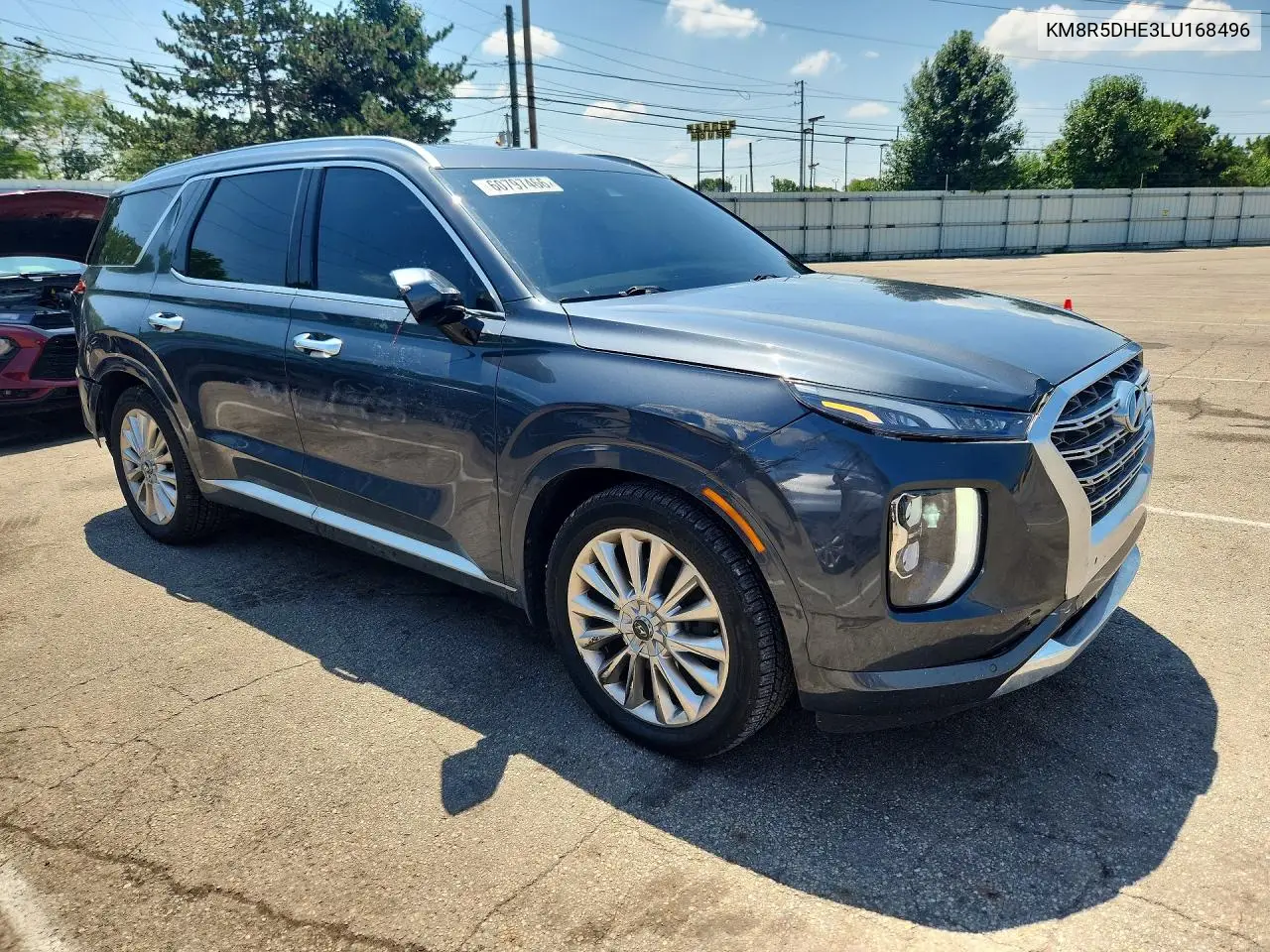 2020 Hyundai Palisade Limited VIN: KM8R5DHE3LU168496 Lot: 60797466