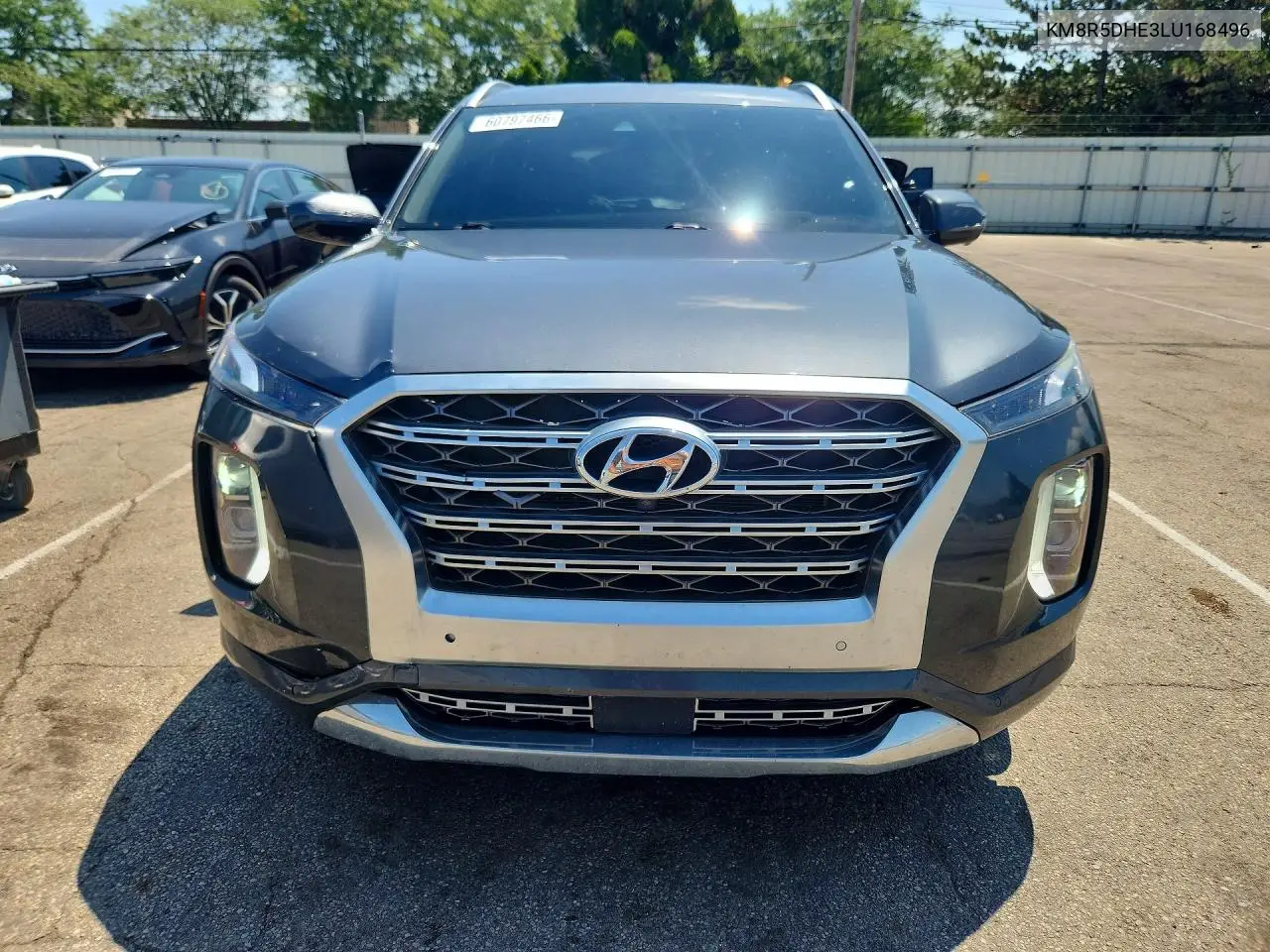 2020 Hyundai Palisade Limited VIN: KM8R5DHE3LU168496 Lot: 60797466