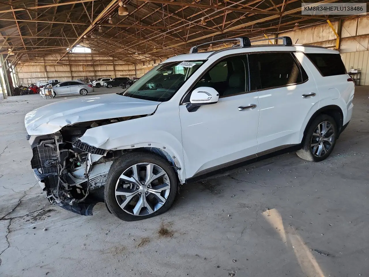 2020 Hyundai Palisade Sel VIN: KM8R34HE7LU138486 Lot: 60885386