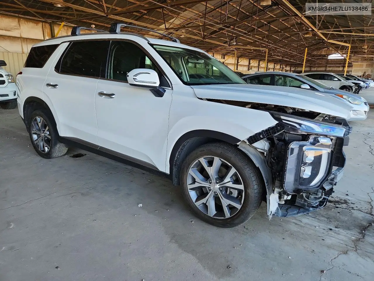 2020 Hyundai Palisade Sel VIN: KM8R34HE7LU138486 Lot: 60885386