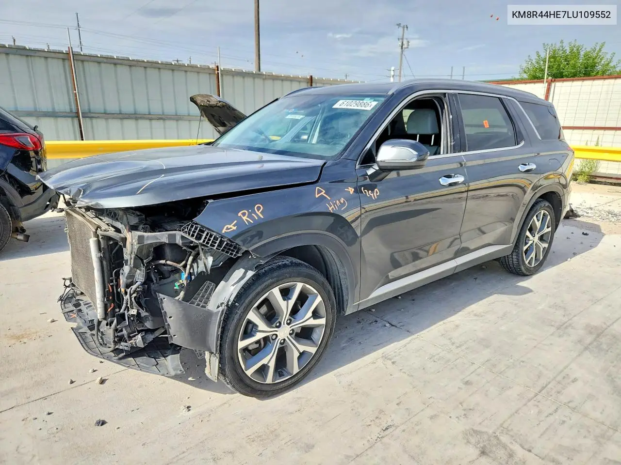 2020 Hyundai Palisade Sel VIN: KM8R44HE7LU109552 Lot: 61029886