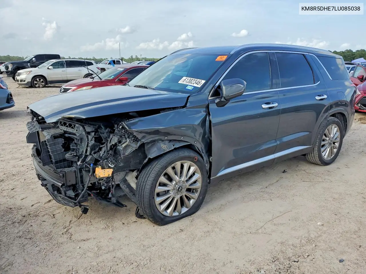 2020 Hyundai Palisade Limited VIN: KM8R5DHE7LU085038 Lot: 61382346