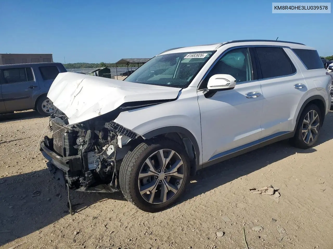2020 Hyundai Palisade Sel VIN: KM8R4DHE3LU039578 Lot: 61683926