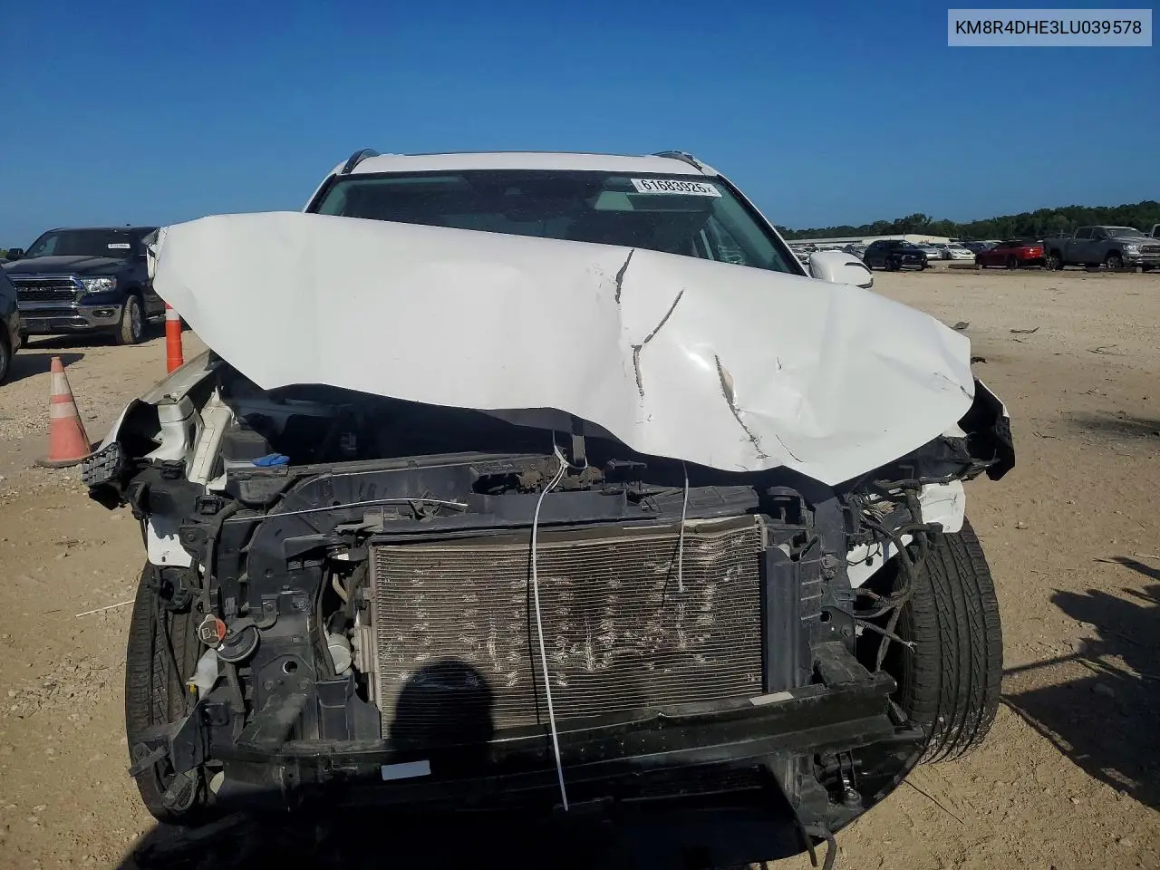 2020 Hyundai Palisade Sel VIN: KM8R4DHE3LU039578 Lot: 61683926