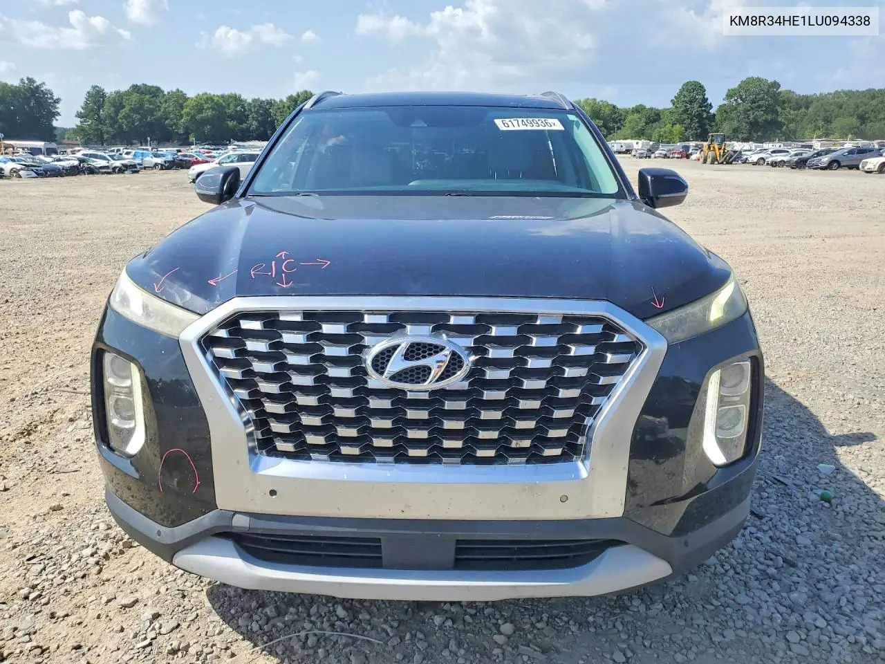 2020 Hyundai Palisade Sel VIN: KM8R34HE1LU094338 Lot: 61749936