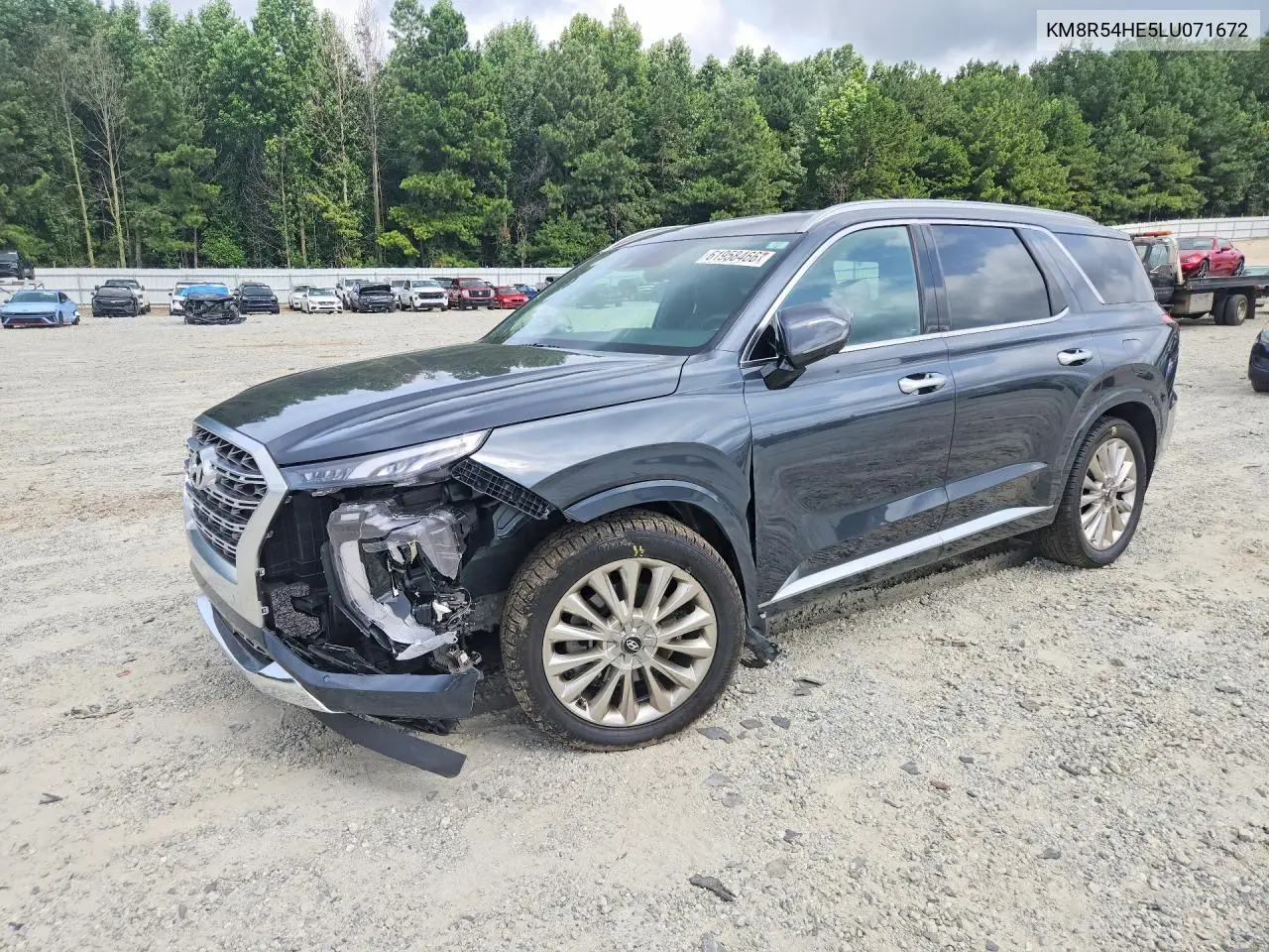 2020 Hyundai Palisade Limited VIN: KM8R54HE5LU071672 Lot: 61958466