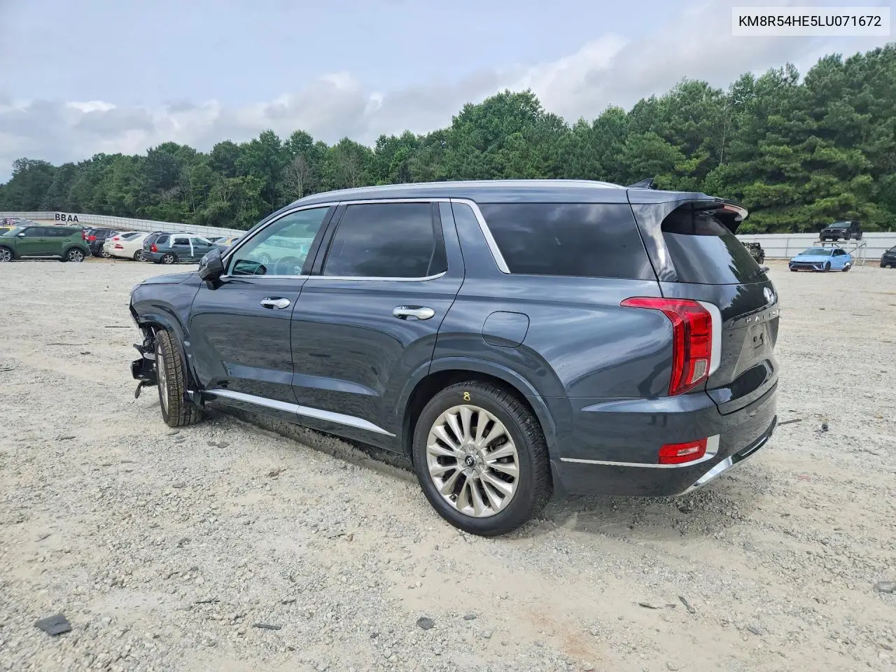 2020 Hyundai Palisade Limited VIN: KM8R54HE5LU071672 Lot: 61958466