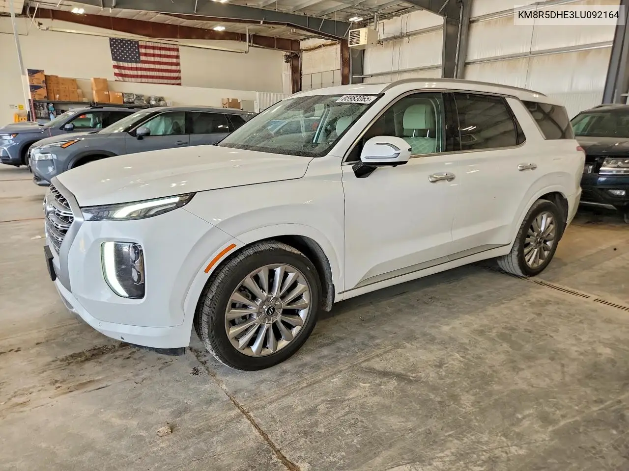 2020 Hyundai Palisade Limited VIN: KM8R5DHE3LU092164 Lot: 85983065