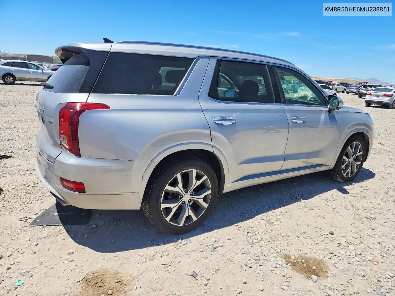 2021 Hyundai Palisade Limited VIN: KM8R5DHE6MU238851 Lot: 57077686