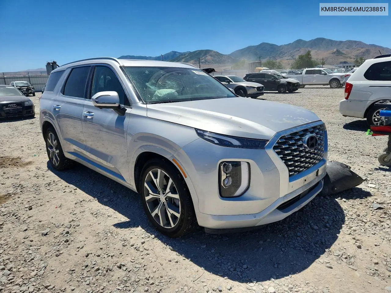 2021 Hyundai Palisade Limited VIN: KM8R5DHE6MU238851 Lot: 57077686