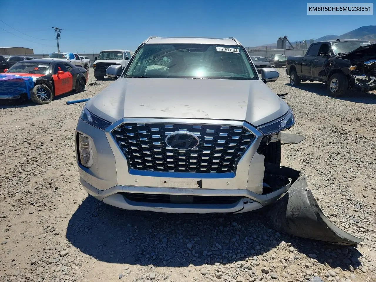 2021 Hyundai Palisade Limited VIN: KM8R5DHE6MU238851 Lot: 57077686