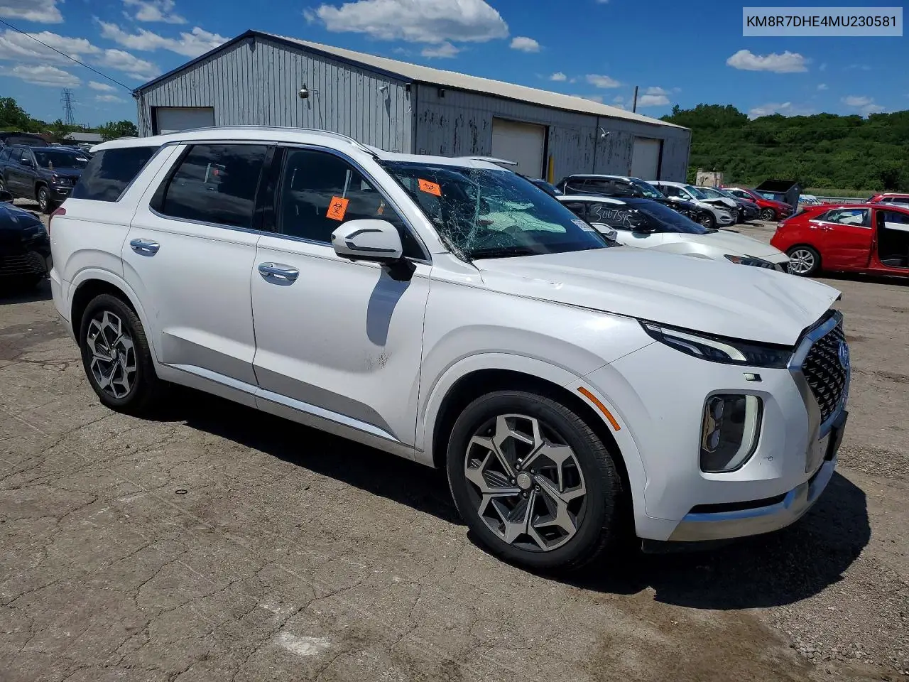 2021 Hyundai Palisade Calligraphy VIN: KM8R7DHE4MU230581 Lot: 57690756