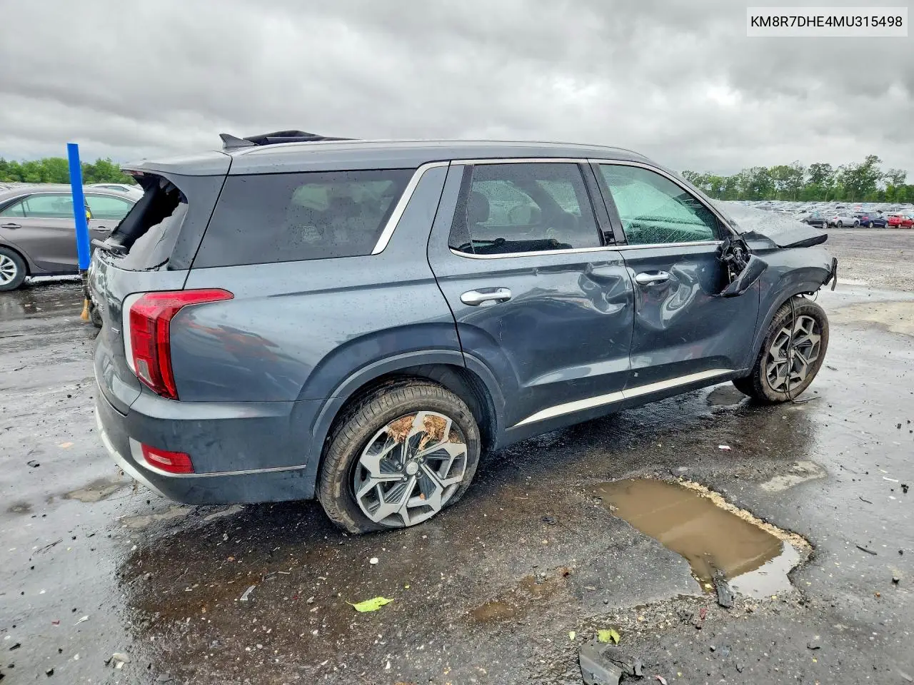 2021 Hyundai Palisade Calligraphy VIN: KM8R7DHE4MU315498 Lot: 58402946