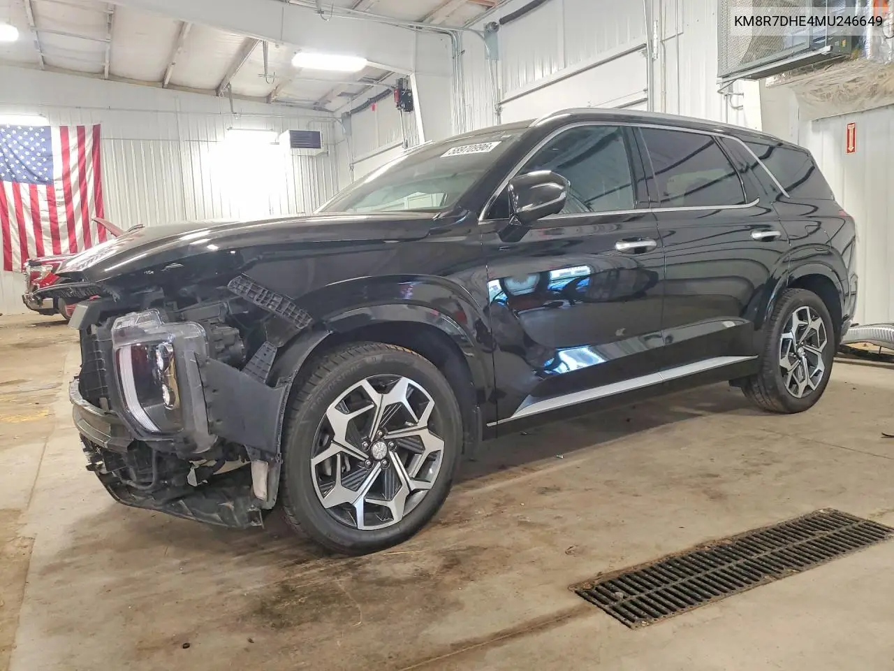 2021 Hyundai Palisade Calligraphy VIN: KM8R7DHE4MU246649 Lot: 58970996