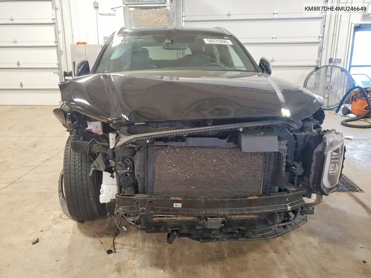 2021 Hyundai Palisade Calligraphy VIN: KM8R7DHE4MU246649 Lot: 58970996