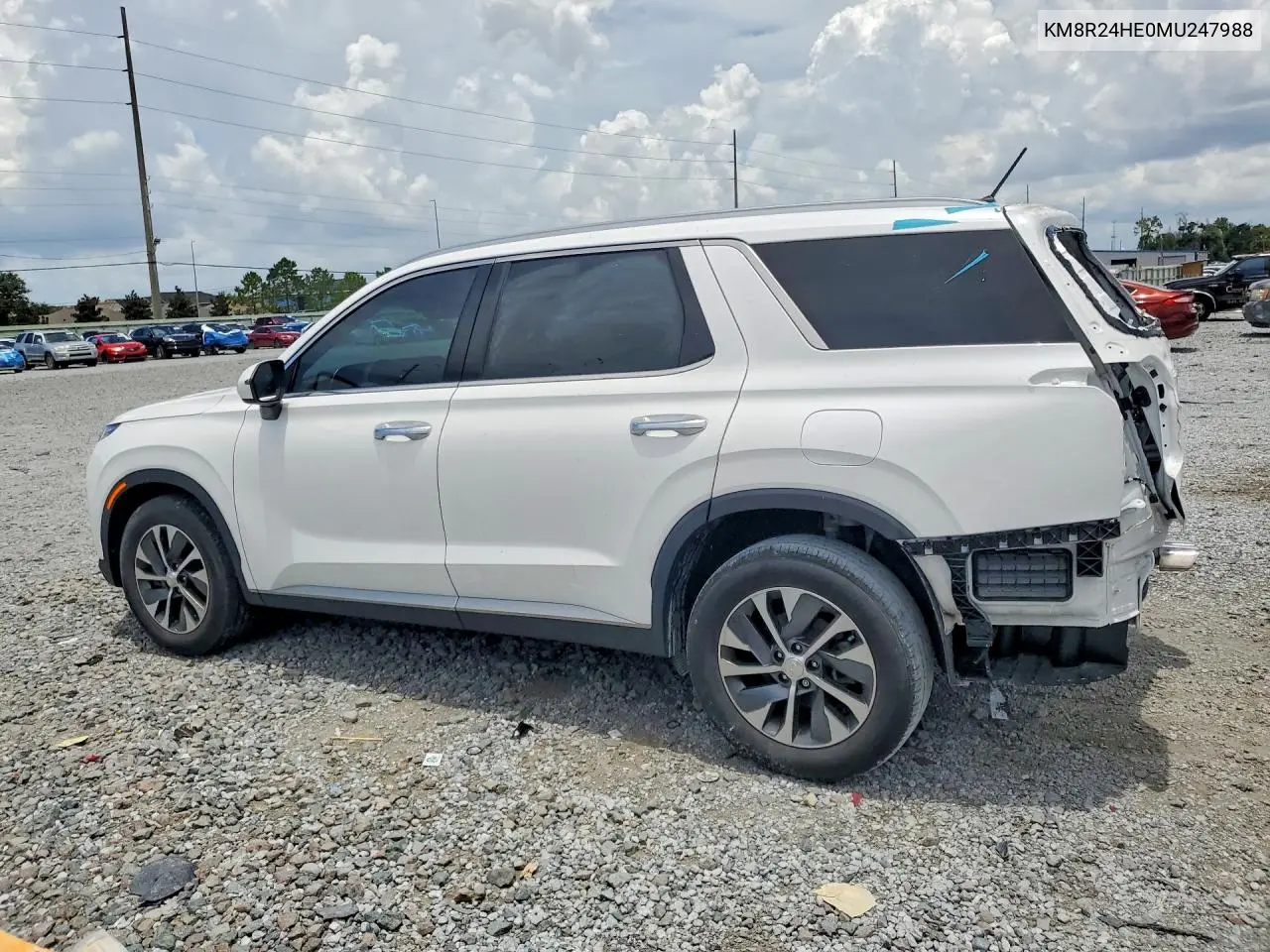 2021 Hyundai Palisade Sel VIN: KM8R24HE0MU247988 Lot: 59234636