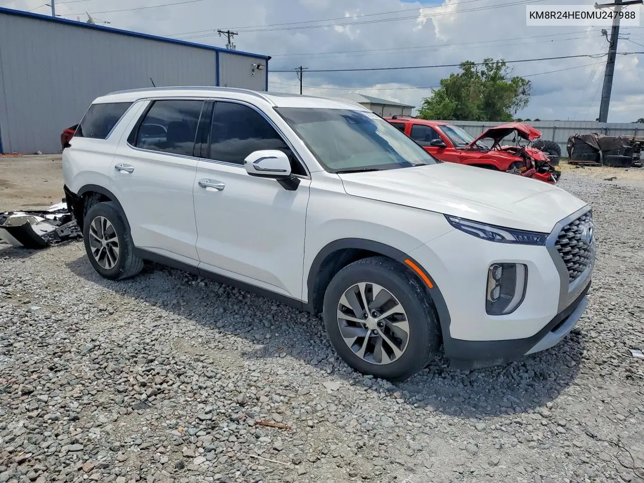 2021 Hyundai Palisade Sel VIN: KM8R24HE0MU247988 Lot: 59234636
