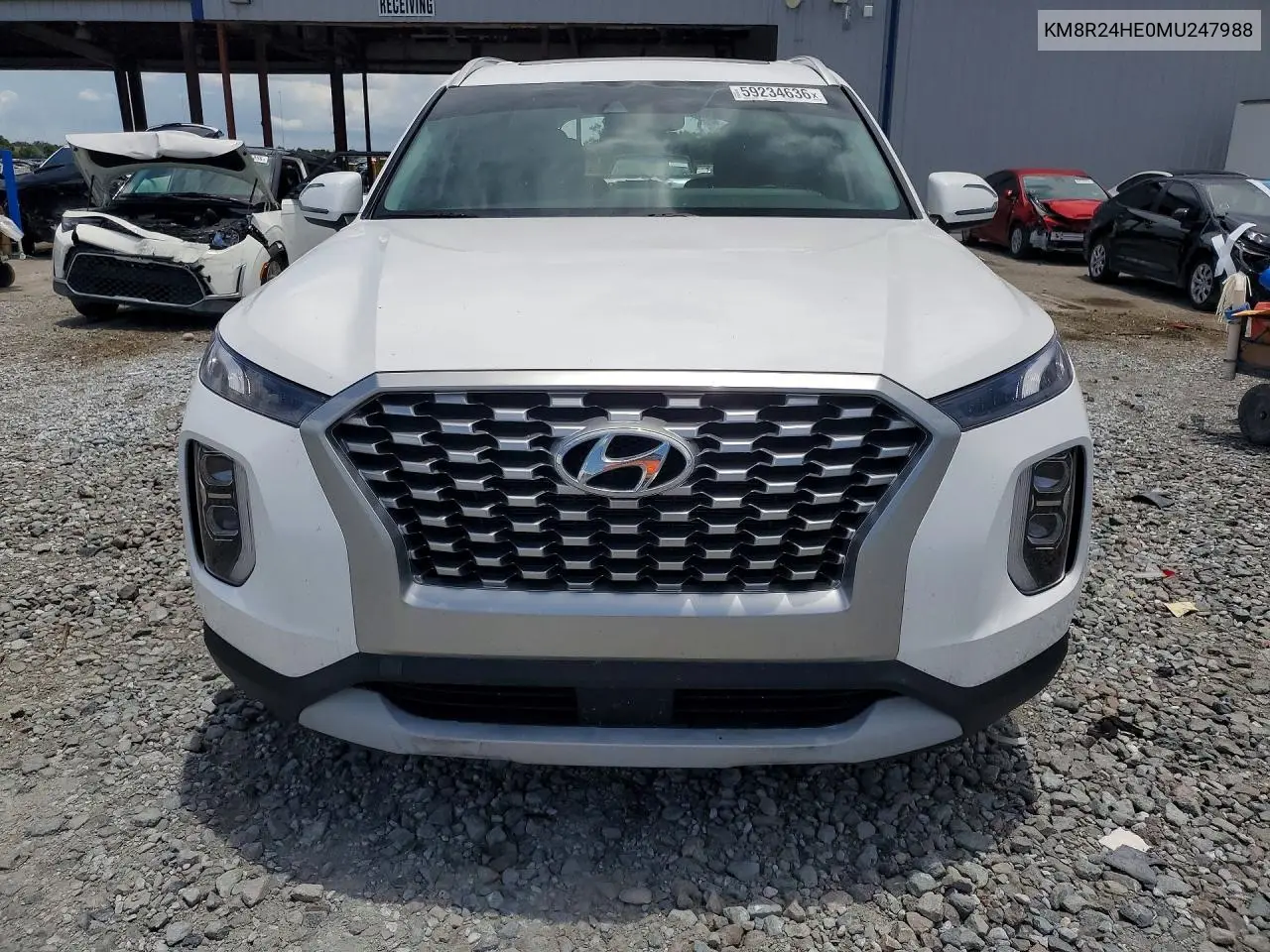 2021 Hyundai Palisade Sel VIN: KM8R24HE0MU247988 Lot: 59234636