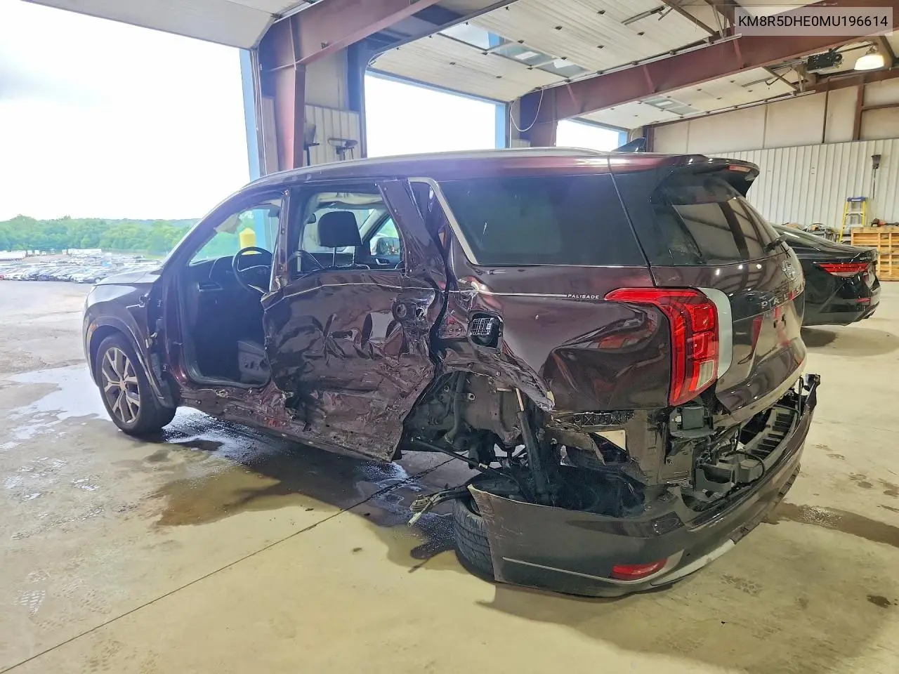 2021 Hyundai Palisade Limited VIN: KM8R5DHE0MU196614 Lot: 59605786