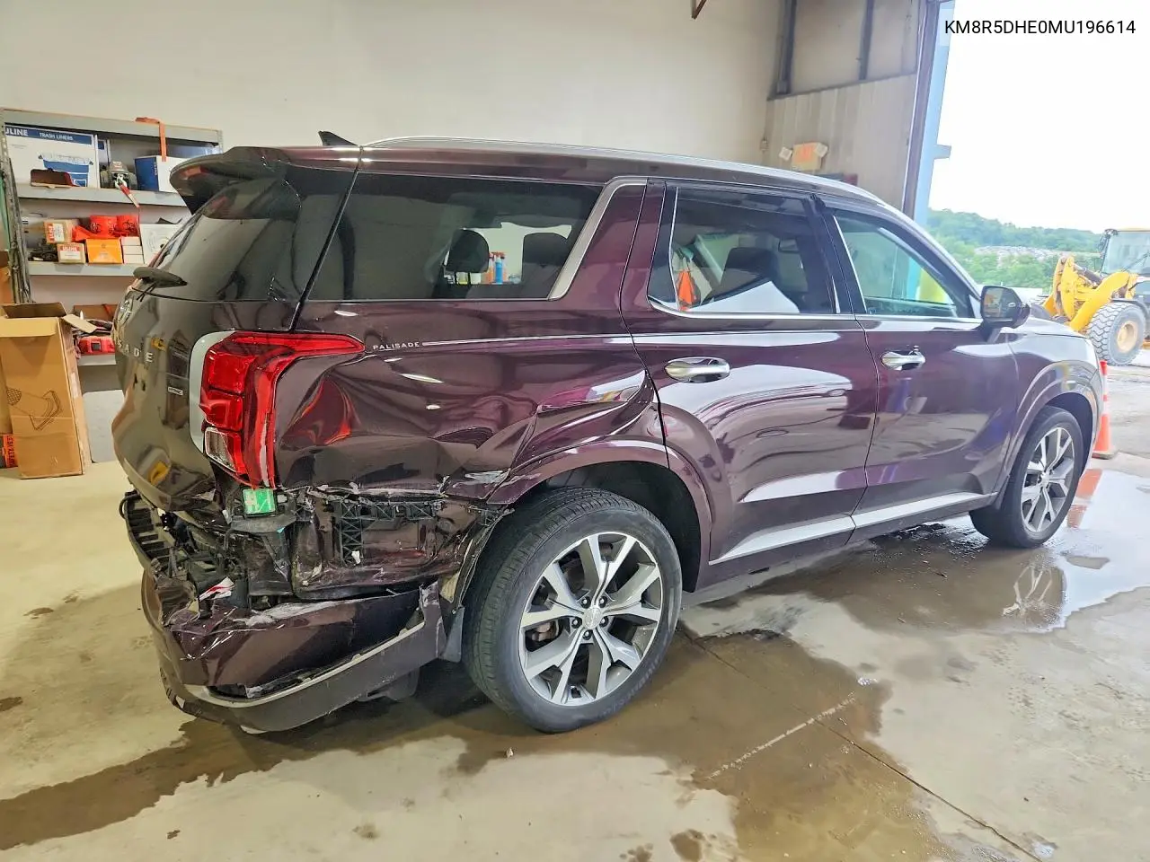 2021 Hyundai Palisade Limited VIN: KM8R5DHE0MU196614 Lot: 59605786