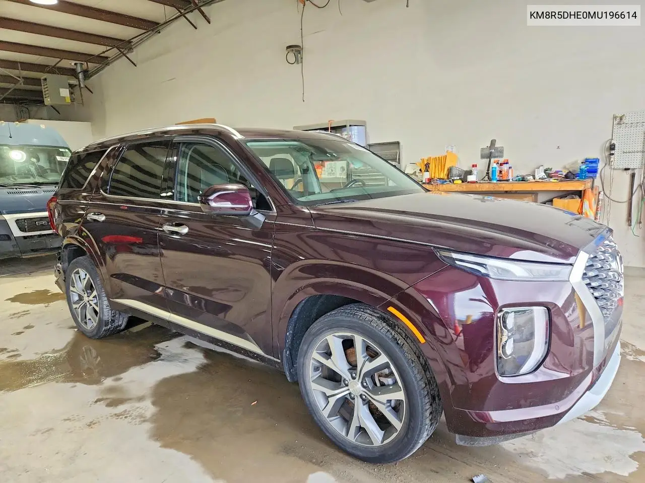 2021 Hyundai Palisade Limited VIN: KM8R5DHE0MU196614 Lot: 59605786
