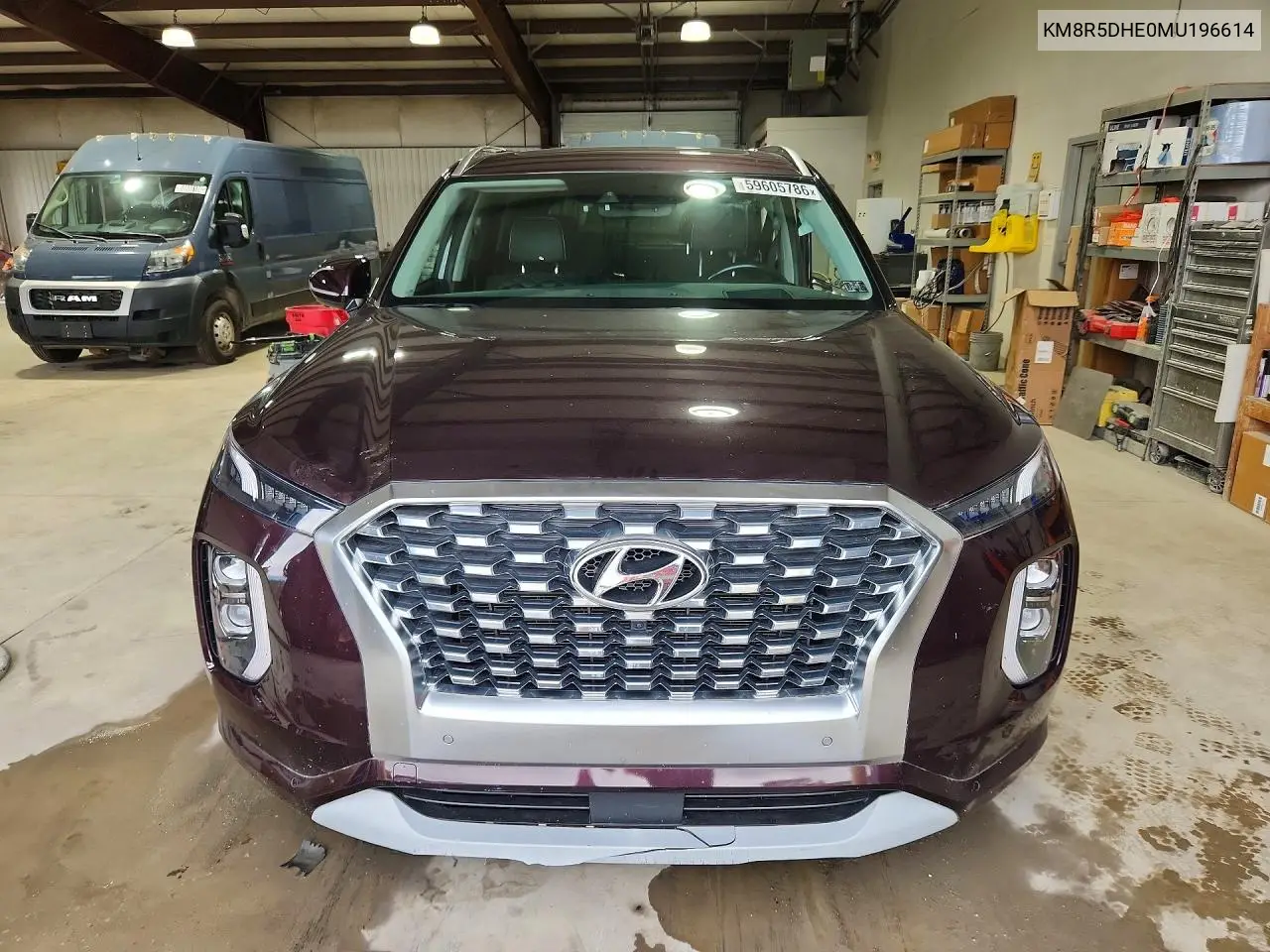 2021 Hyundai Palisade Limited VIN: KM8R5DHE0MU196614 Lot: 59605786