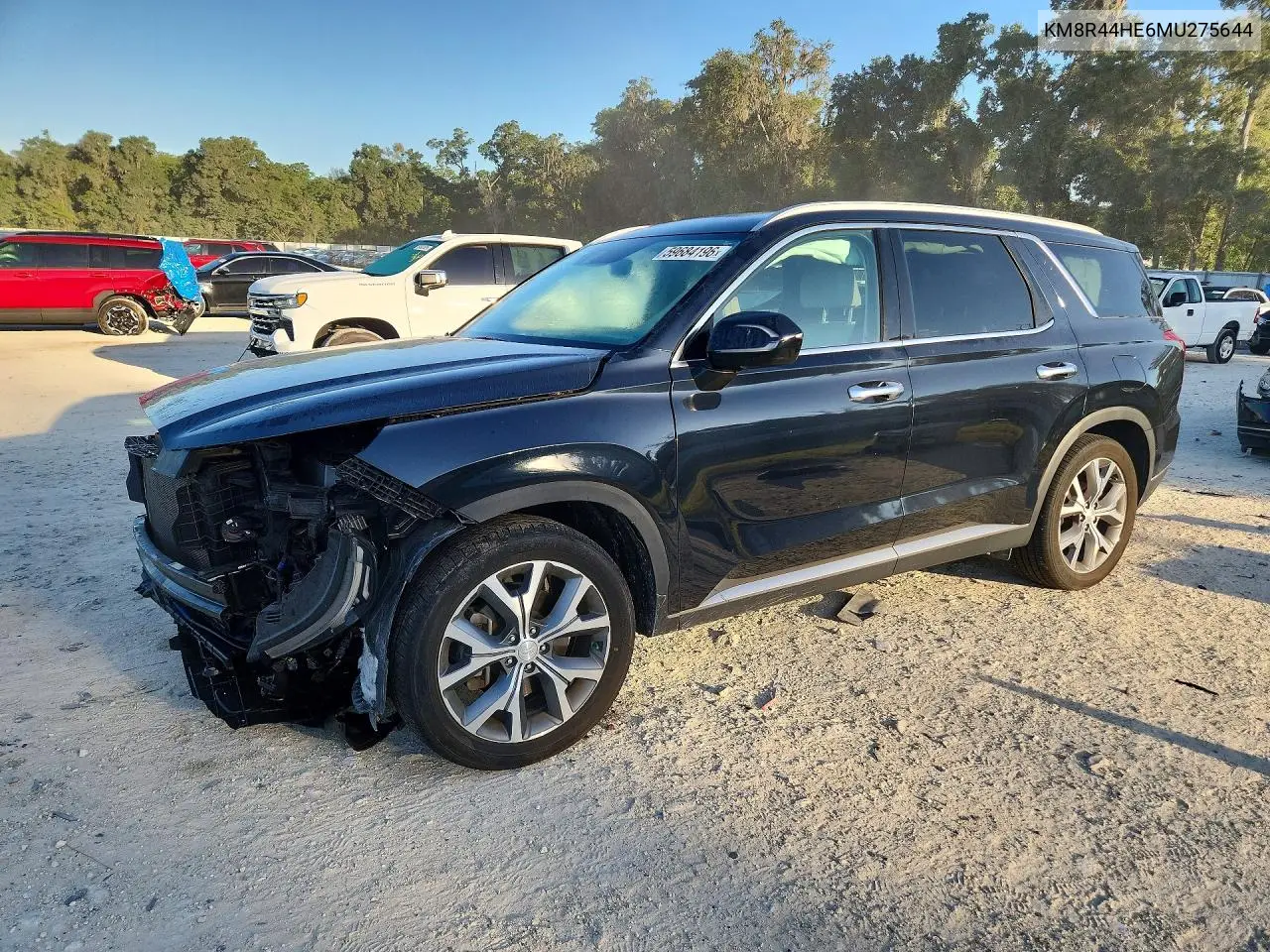 2021 Hyundai Palisade Sel VIN: KM8R44HE6MU275644 Lot: 59684196