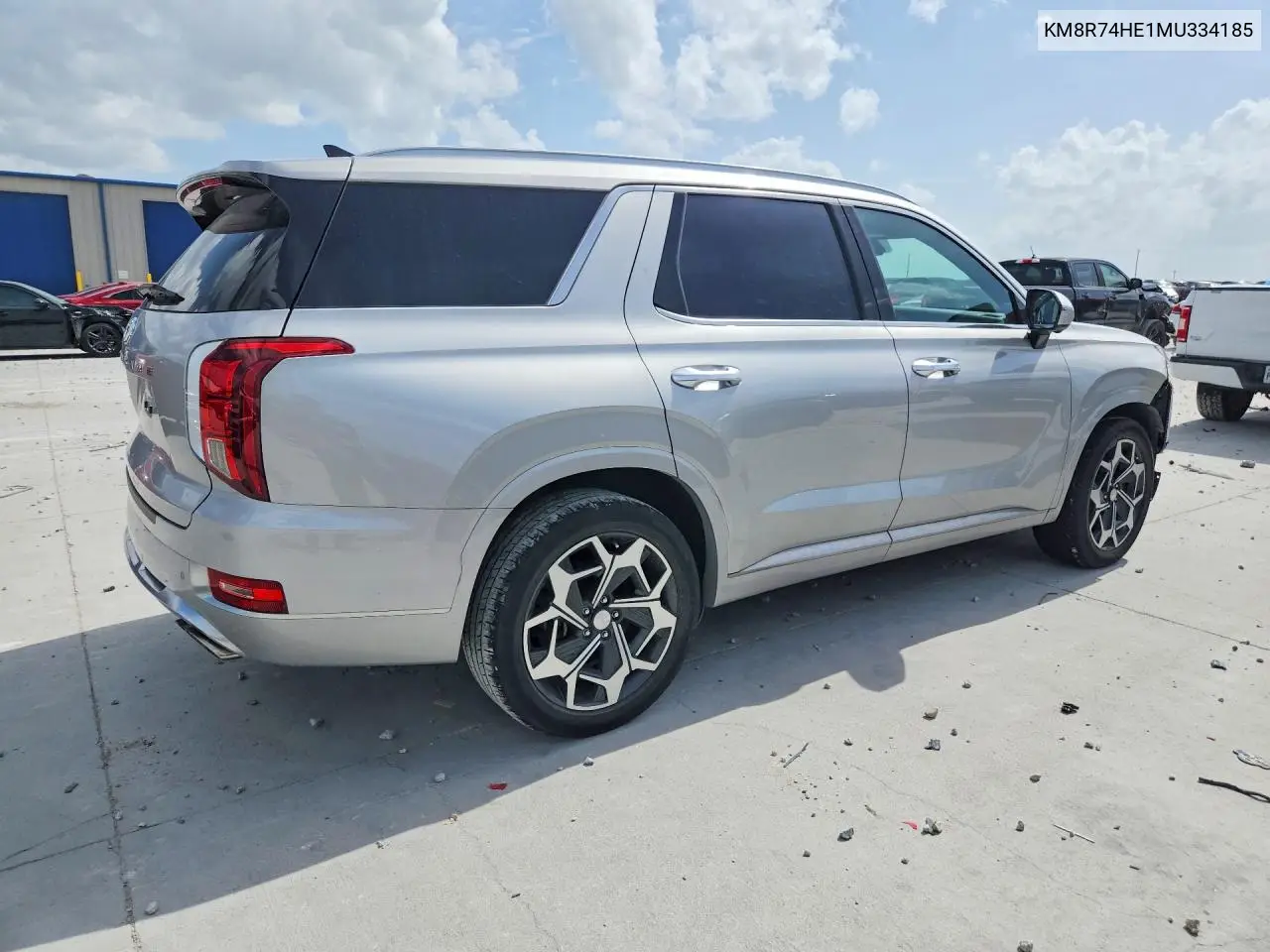 2021 Hyundai Palisade Calligraphy VIN: KM8R74HE1MU334185 Lot: 60430916