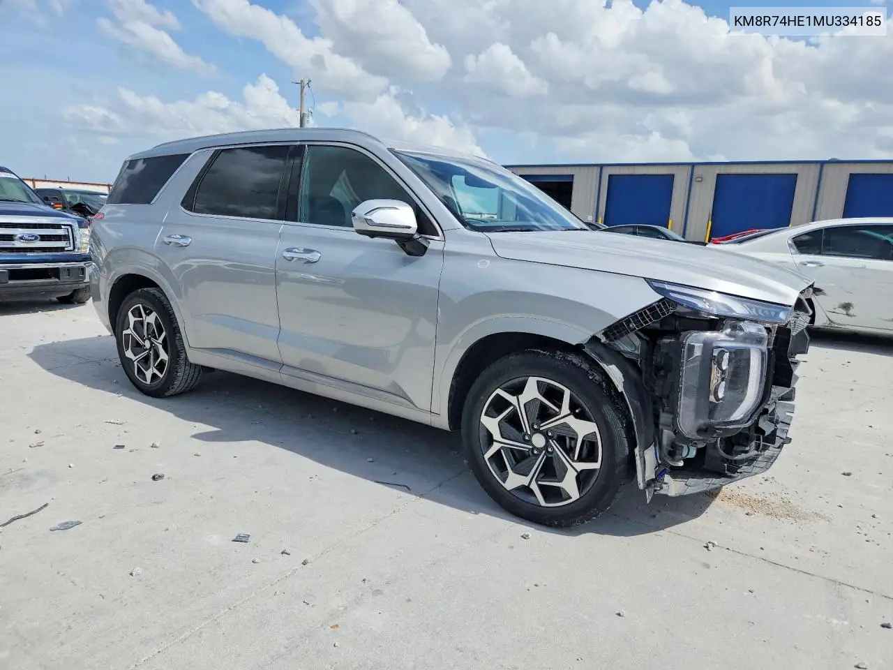 2021 Hyundai Palisade Calligraphy VIN: KM8R74HE1MU334185 Lot: 60430916