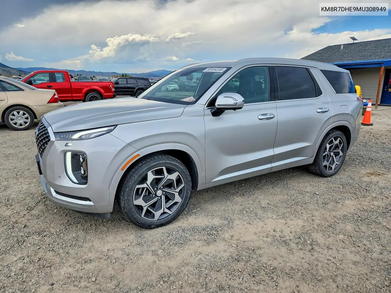 2021 Hyundai Palisade Calligraphy VIN: KM8R7DHE9MU308949 Lot: 60454336