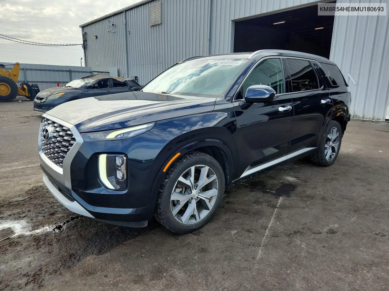 2021 Hyundai Palisade Limited VIN: KM8R54HE8MU180693 Lot: 60455926