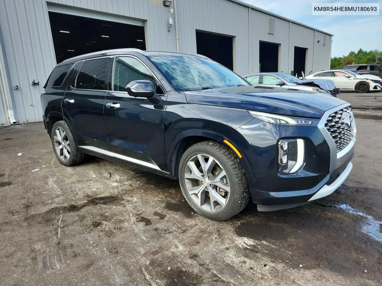 2021 Hyundai Palisade Limited VIN: KM8R54HE8MU180693 Lot: 60455926