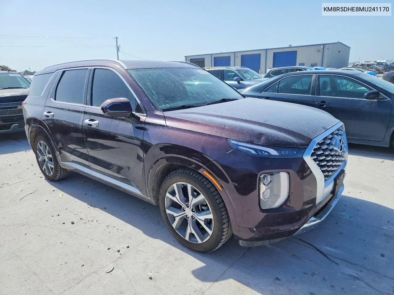 2021 Hyundai Palisade Limited VIN: KM8R5DHE8MU241170 Lot: 60626396