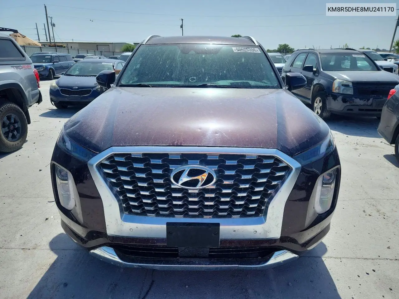 2021 Hyundai Palisade Limited VIN: KM8R5DHE8MU241170 Lot: 60626396